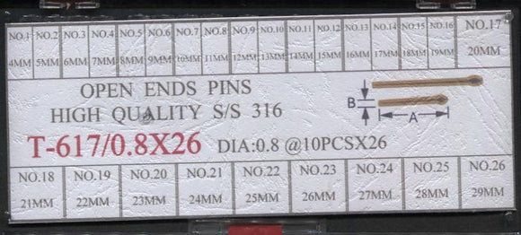 ASS 617.08 cotter pins